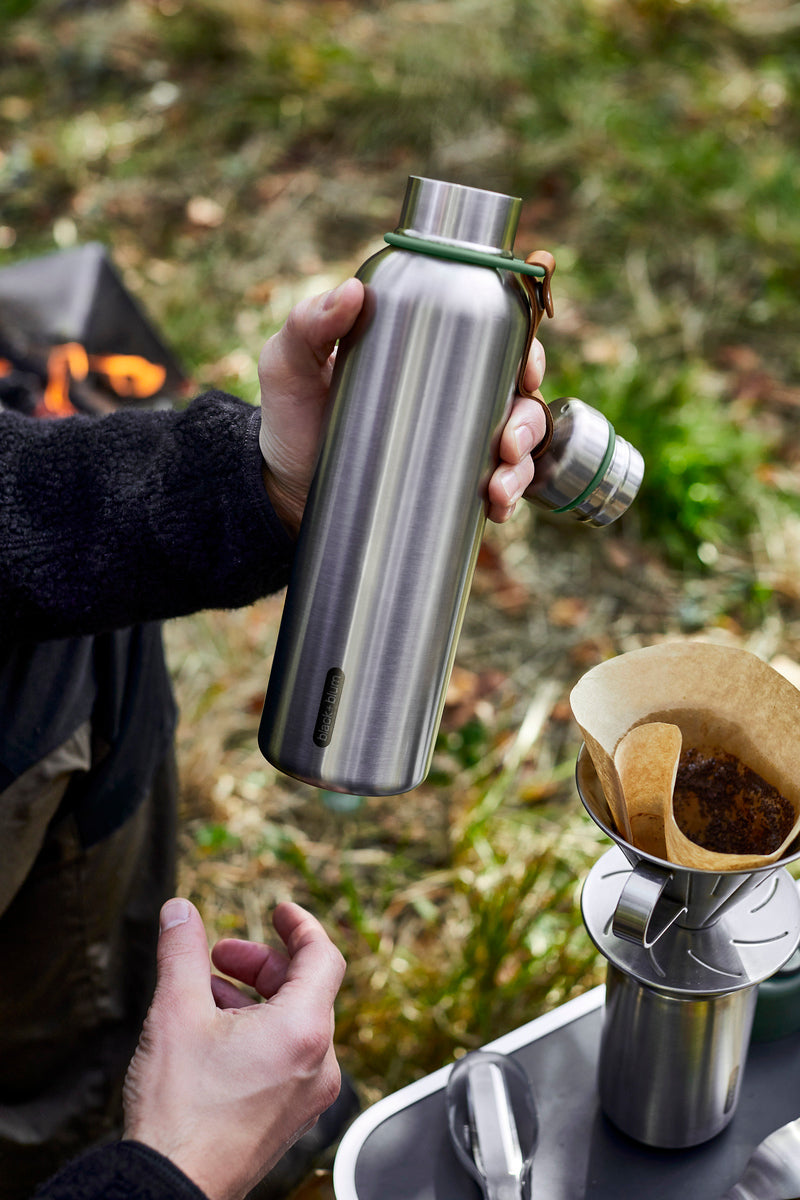 Black+Blum stainless steel thermo bottle 750 ml, olive, BAM-IWBB-L010