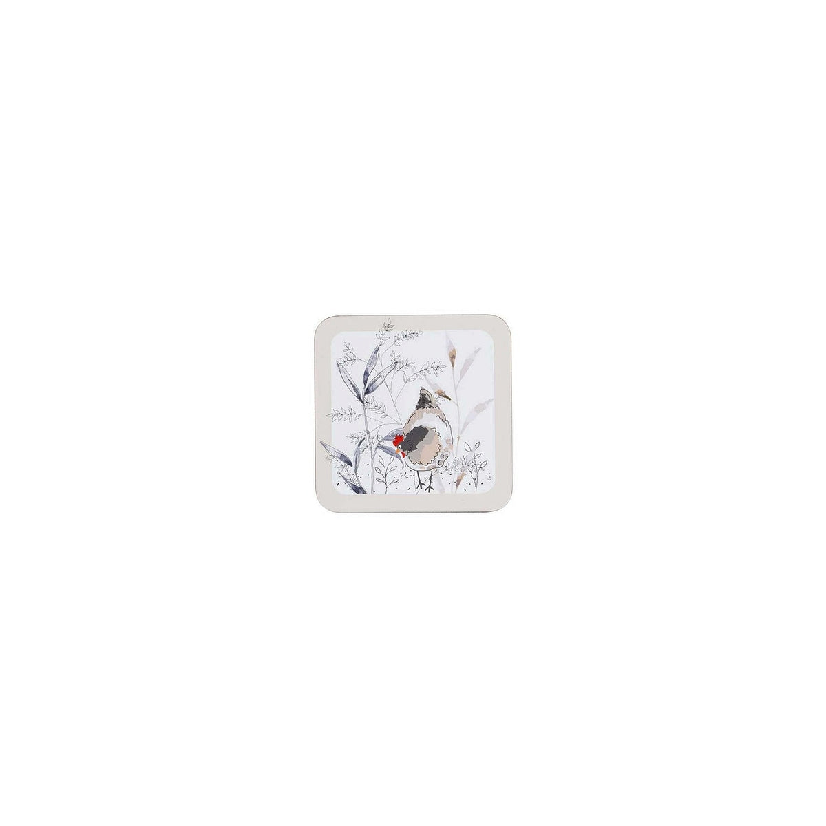 Price & Kensington Country Hens set of cork coasters, 4 pcs, 0059.626