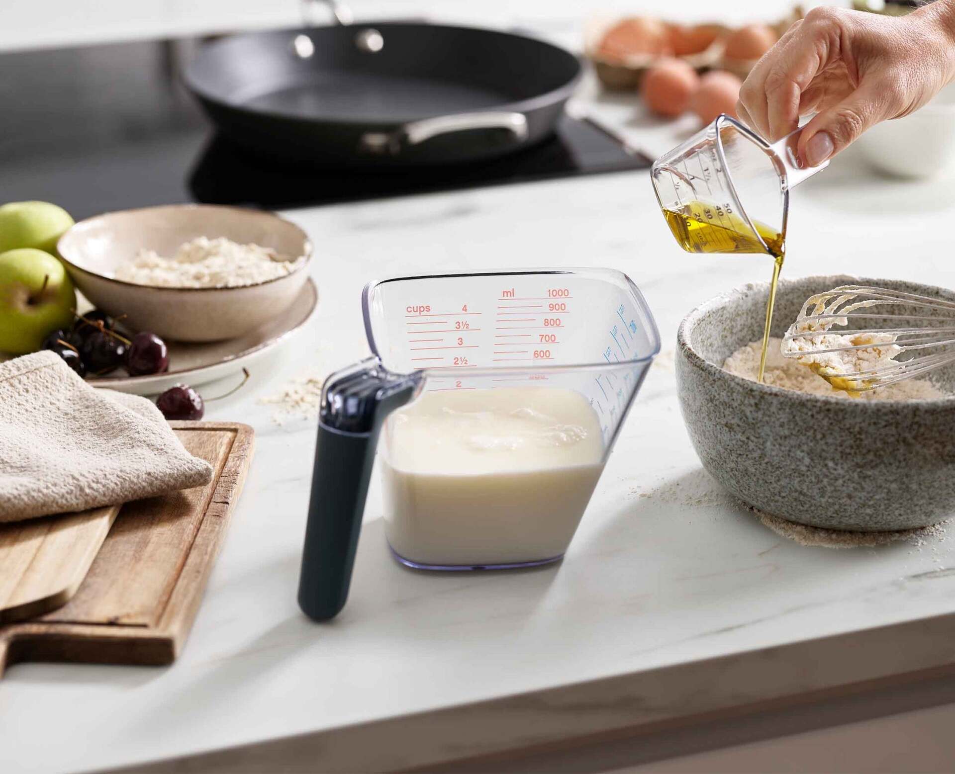 Joseph Joseph Align measuring cup set, grey, 40109