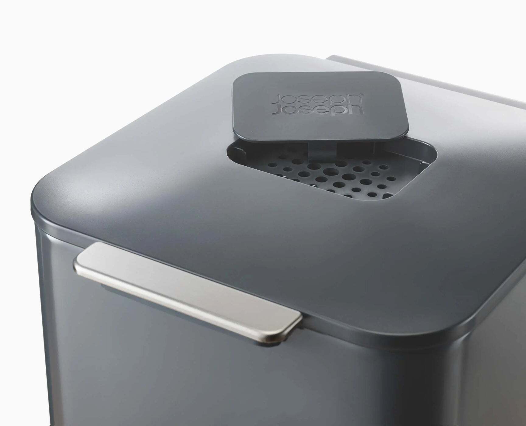 Joseph Joseph Totem Compact kitchen recycling bin 40 l, grey, 30065