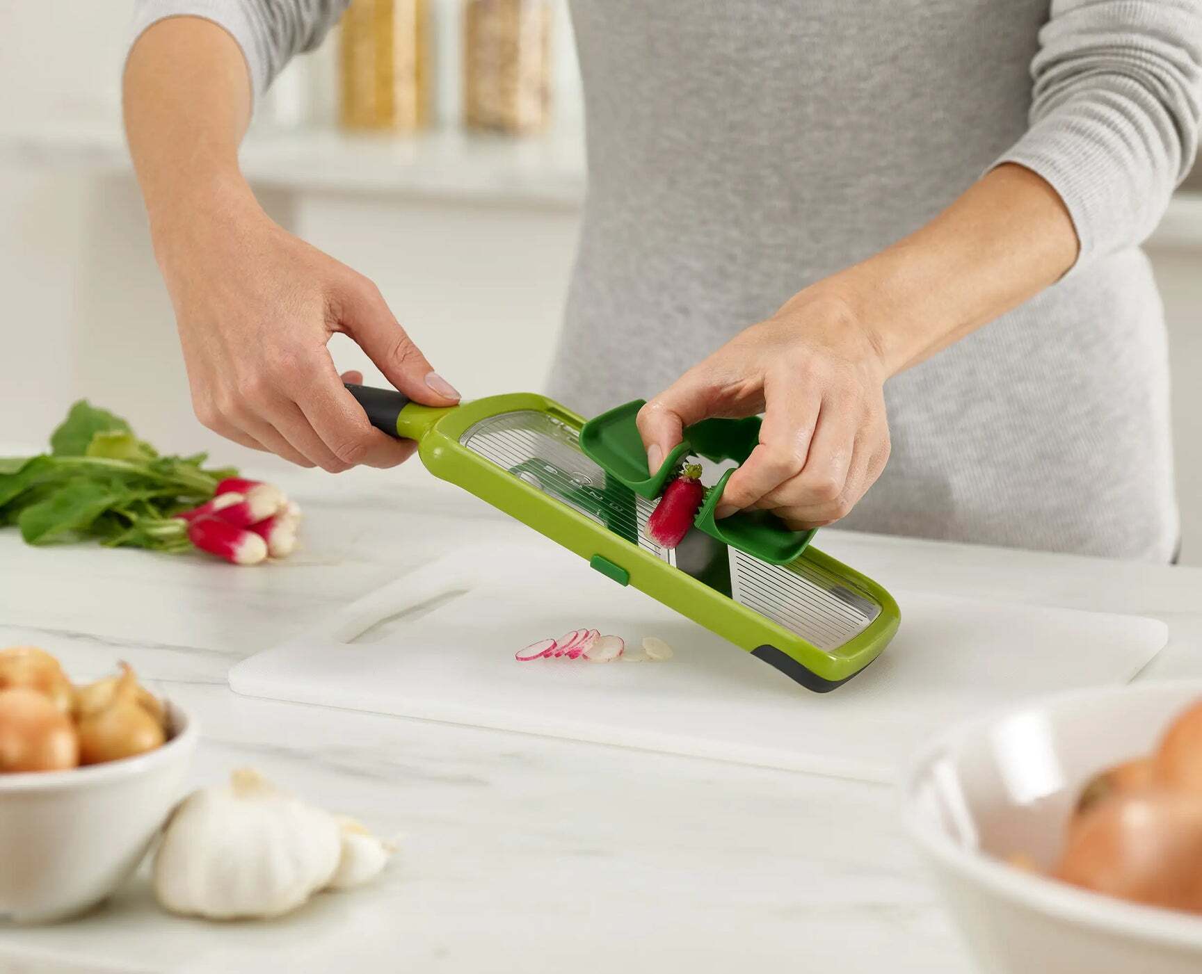 Joseph Joseph Multi-Grip Mandoline Slicing Grater, green, 20141