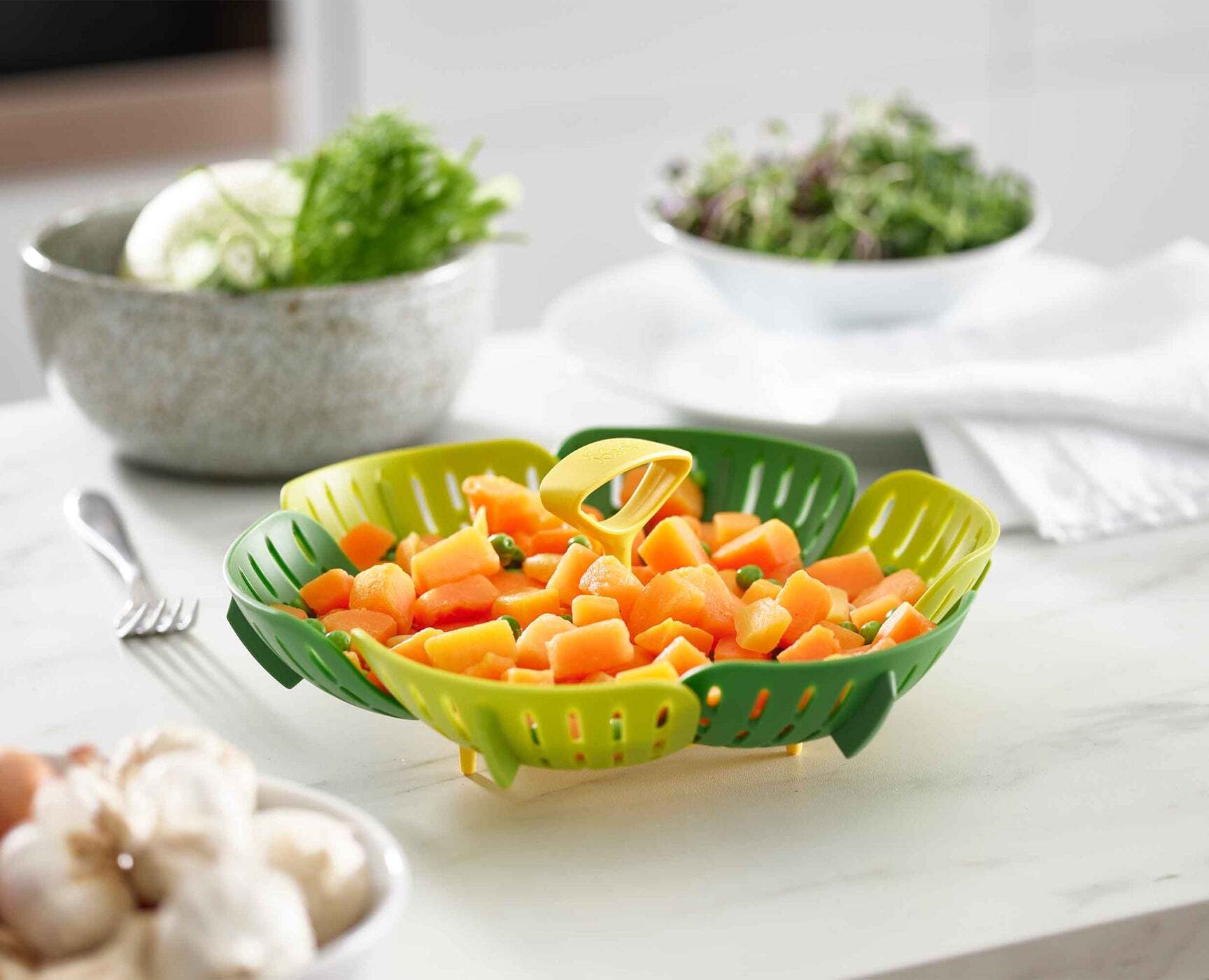 Joseph Joseph Bloom steamer, green, 45030