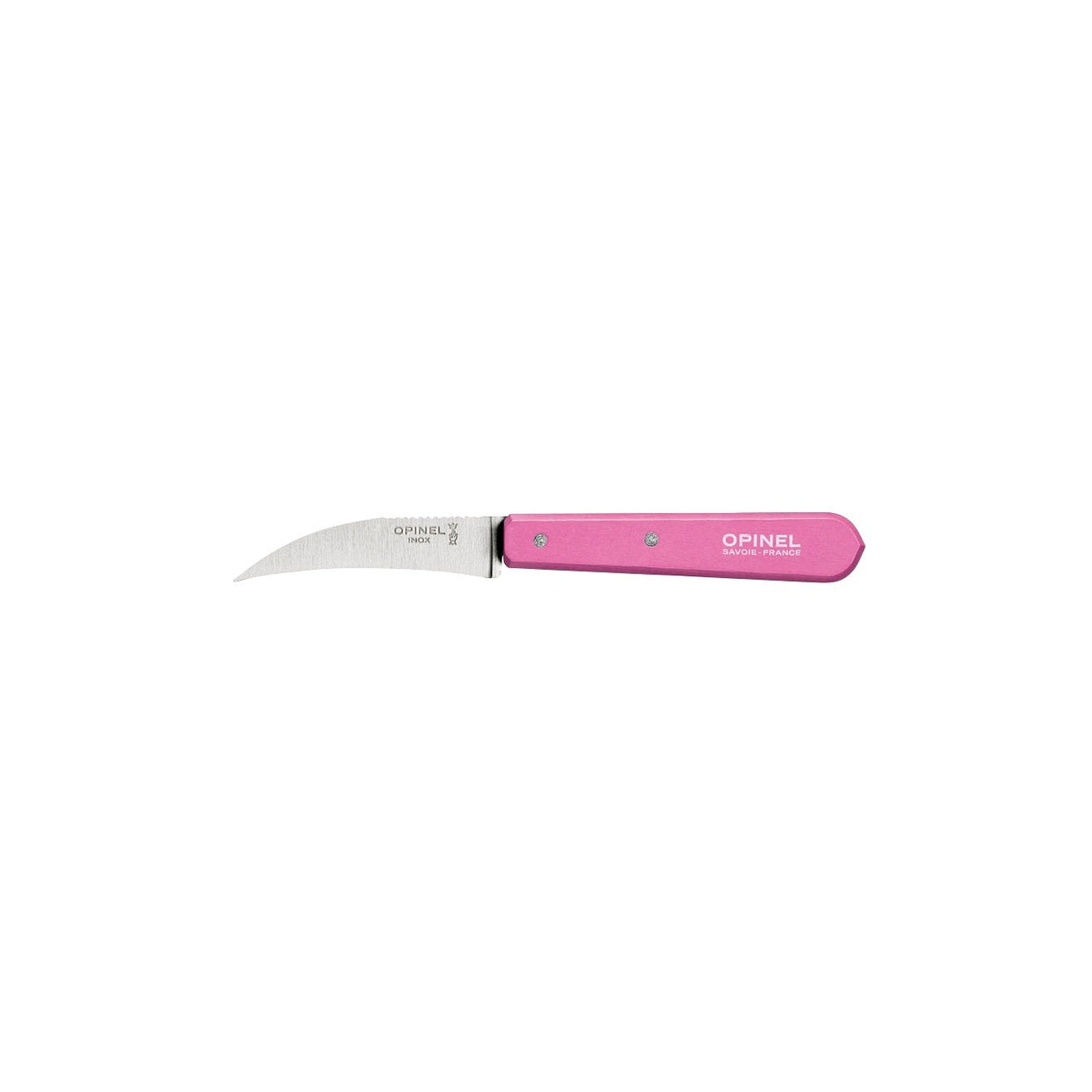 Opinel Les Essentiels N°114 vegetable knife 7 cm, pink, 002037