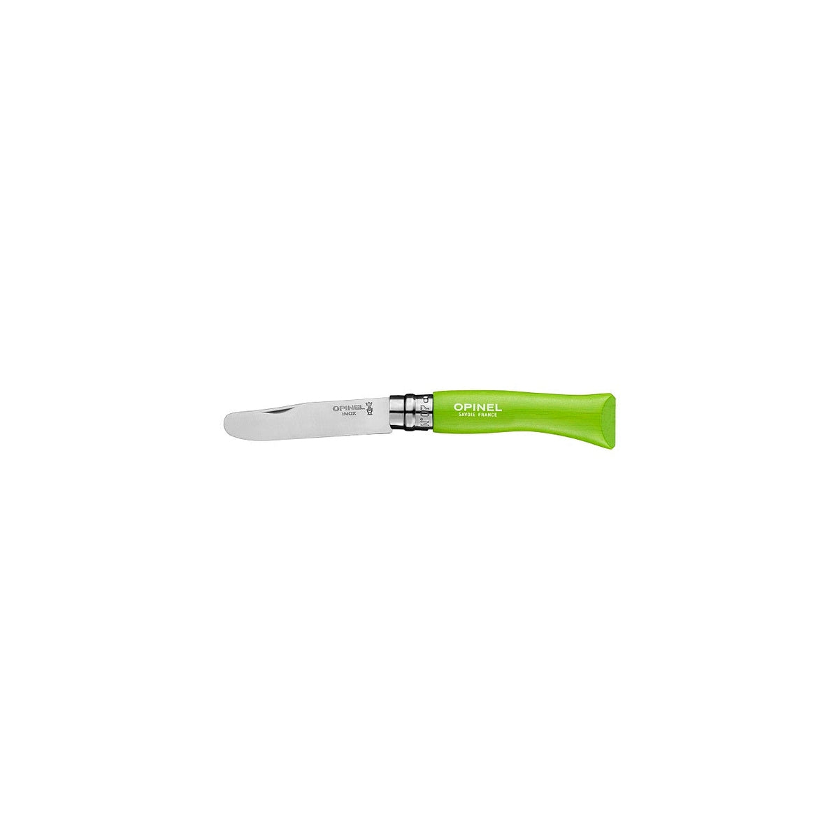 Opinel My First Opinel N°07 closing knife 8 cm, green, 001971