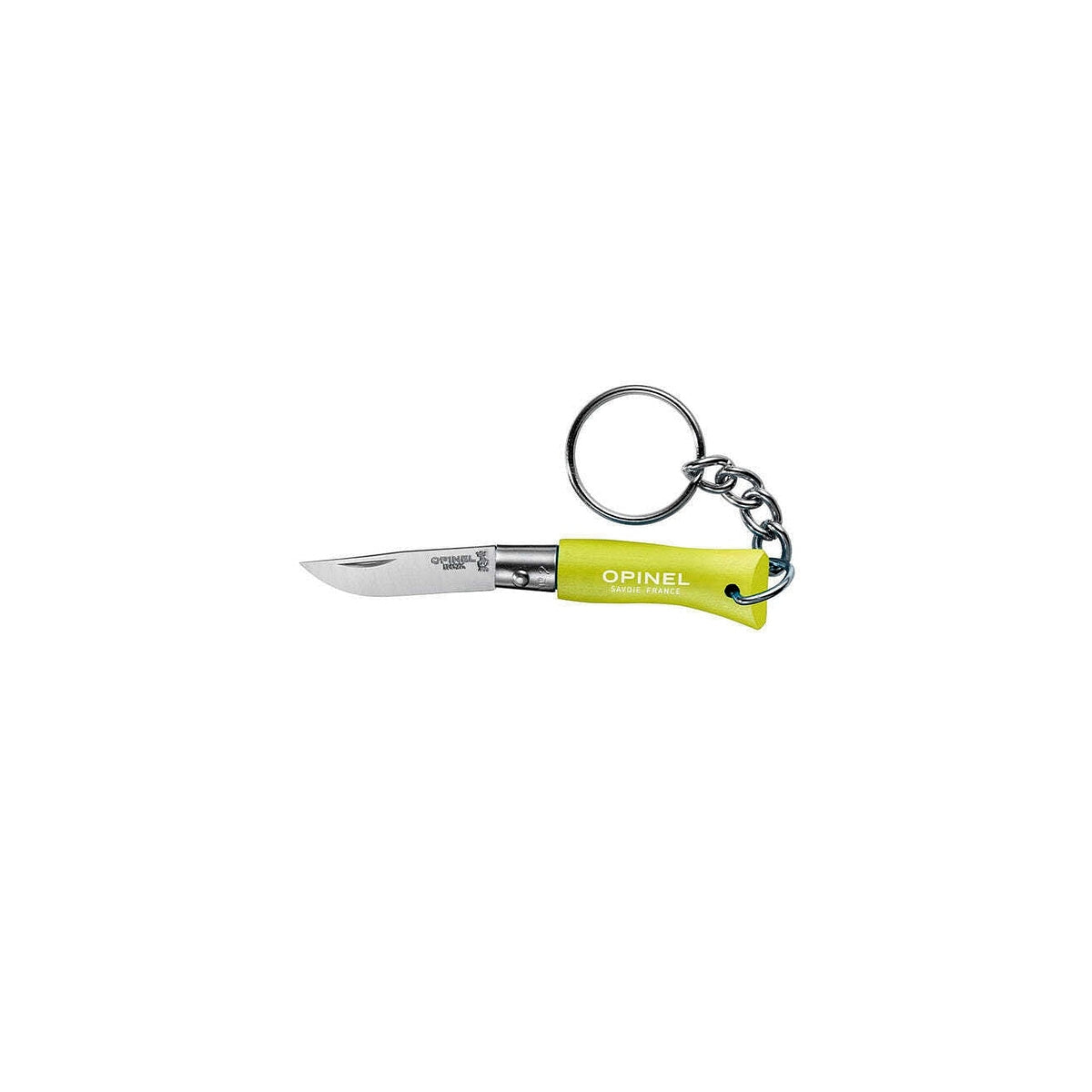 Opinel Colorama keychain N°02 folding knife 3.5 cm, green, 002271