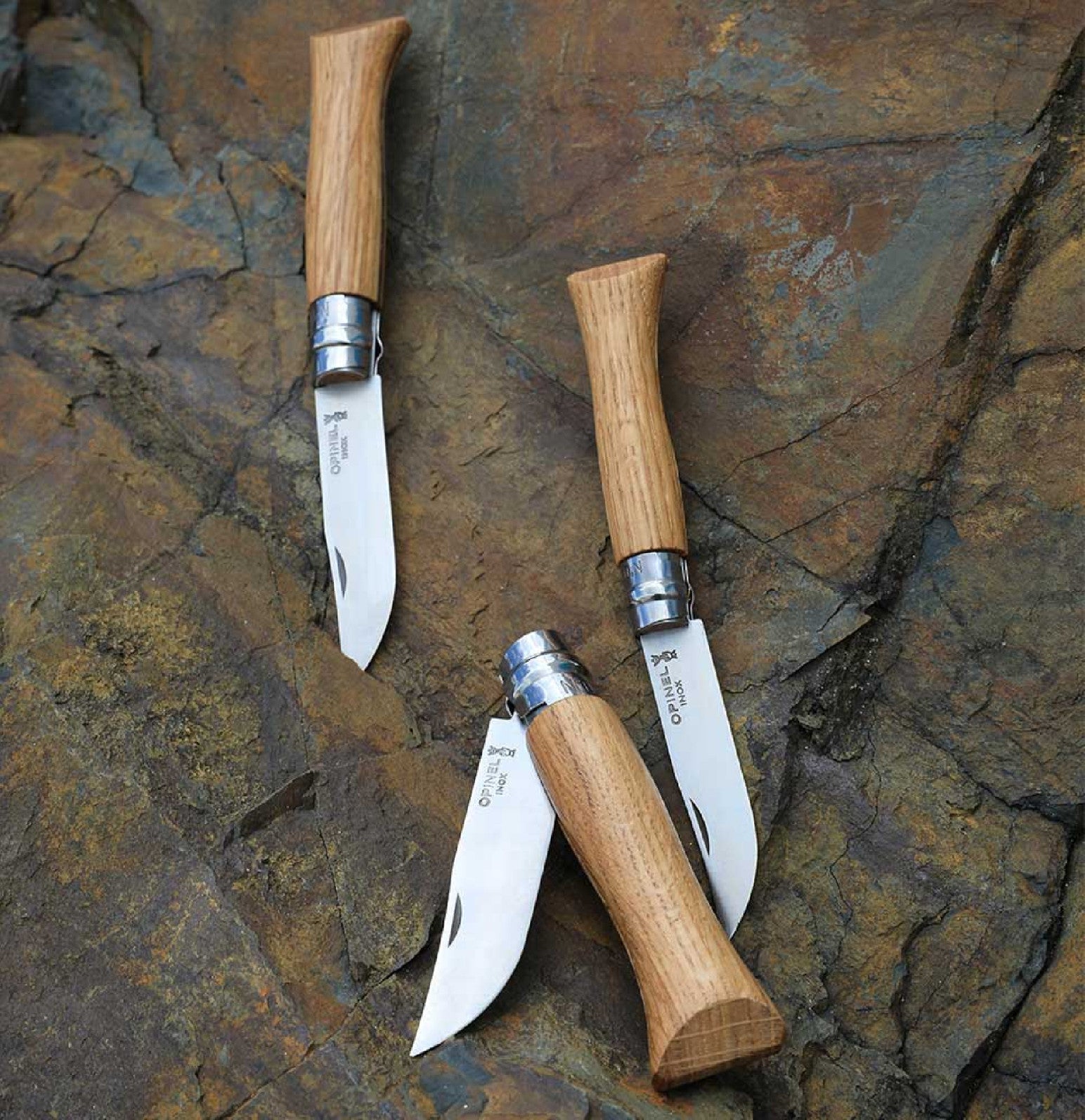 Opinel Oak Wood N°09 closing knife 9 cm, 002424