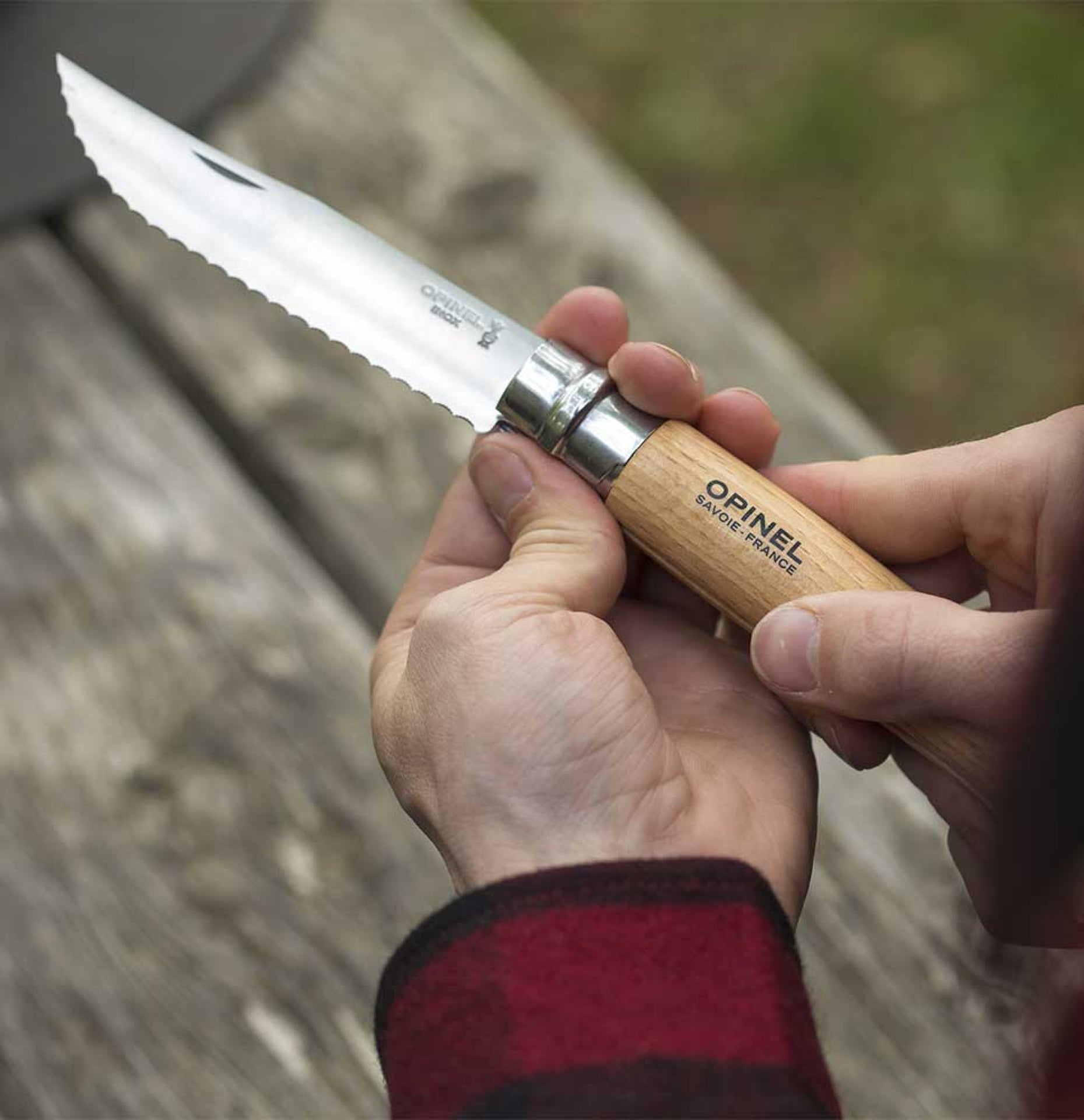 Opinel Nomad N°12 serrated folding knife 12 cm, 002441
