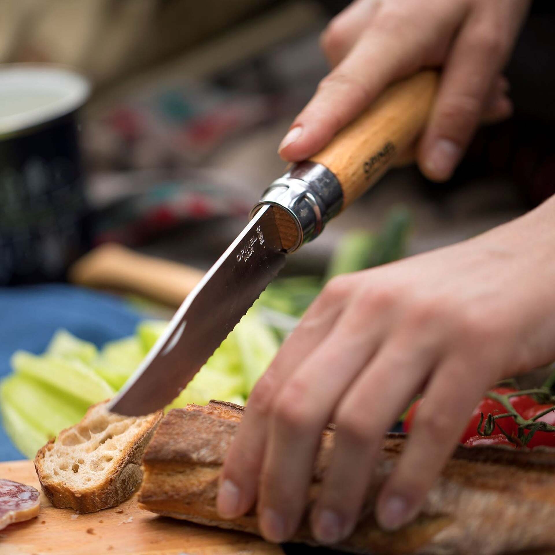 Opinel Nomad N°12 serrated folding knife 12 cm, 002441