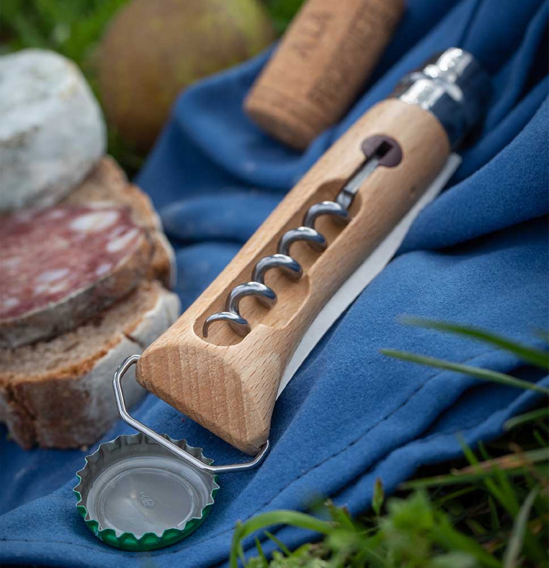 Opinel Nomad N°10 knife with corkscrew and bottle opener 10 cm, 002578