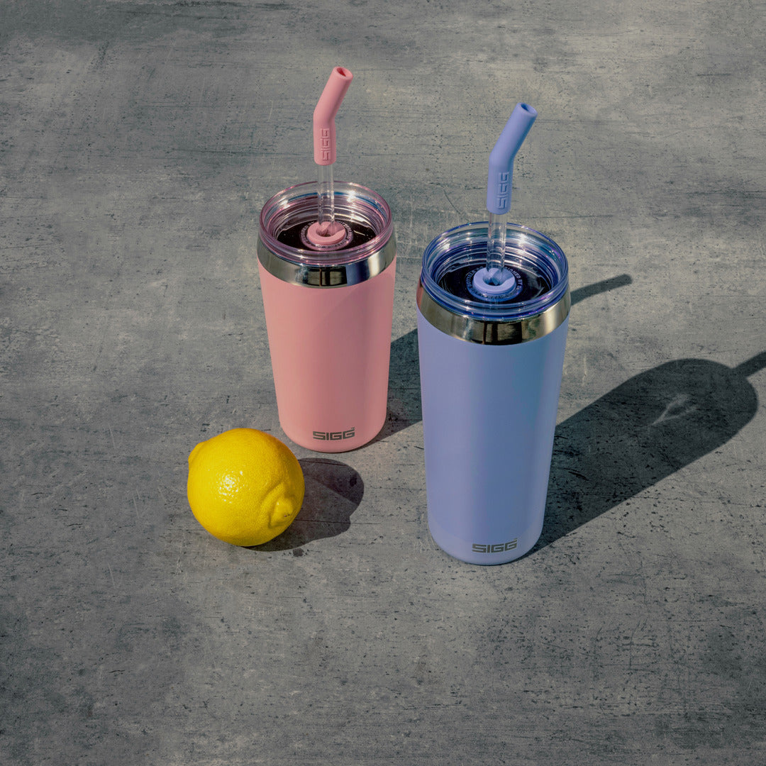Sigg Helia stainless steel thermo mug 450 ml, lingonberry, 6015.30