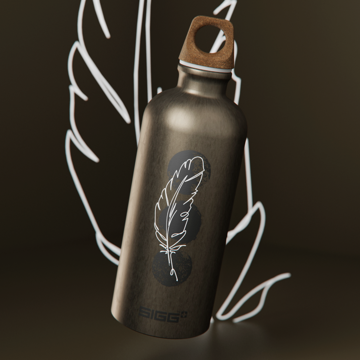 Sigg Traveller MyPlanet drinking bottle 600 ml, lighter, 6002.30