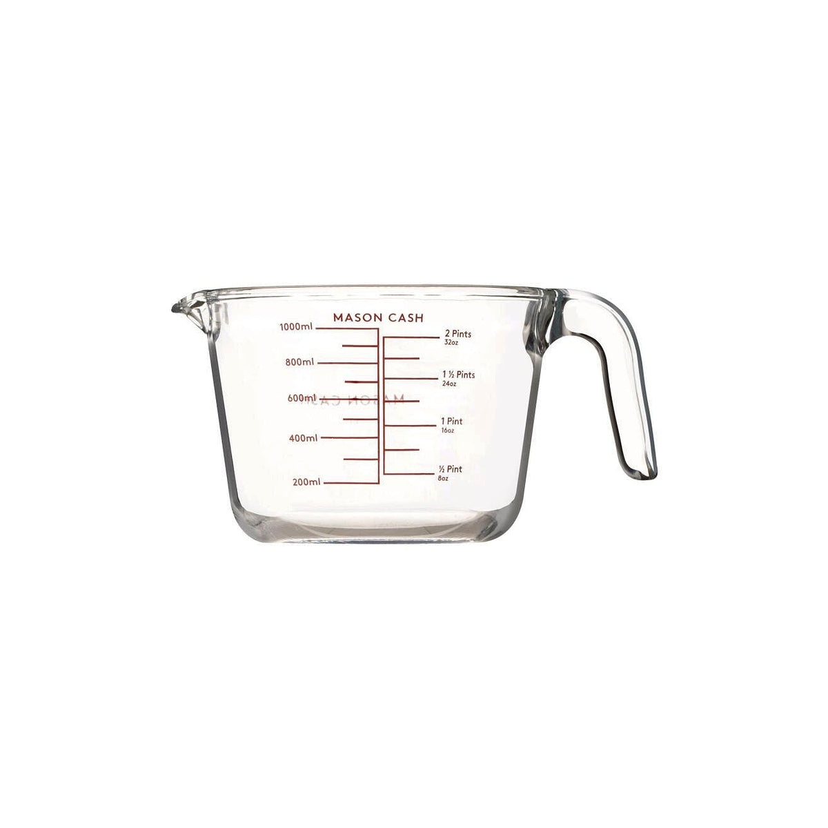 Mason Cash Classic Collection glass measuring cup with funnel 1 l, 2006.204