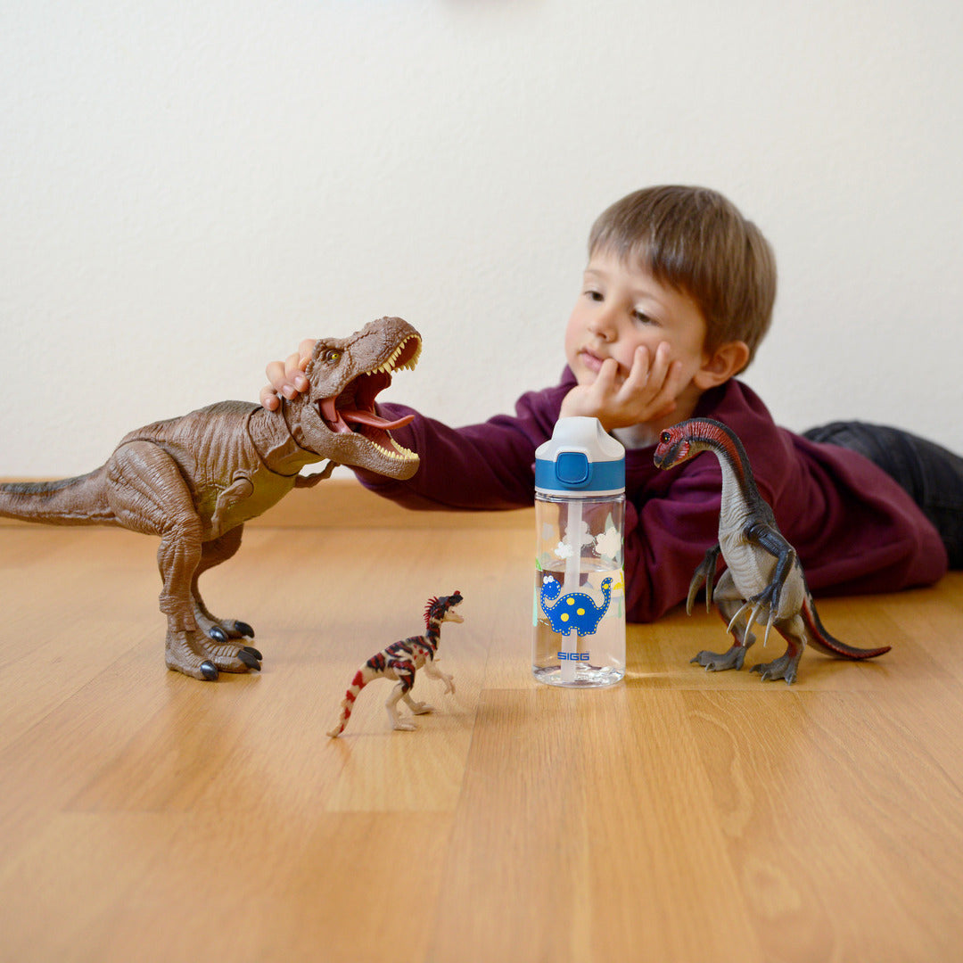 Sigg Miracle baby drinking bottle 450 ml, dinosaur friend, 8731.90