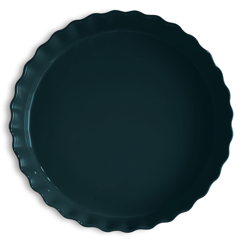 Emile Henry hluboká koláčová forma 32 cm, temně modrá Belle-Ile, 736032