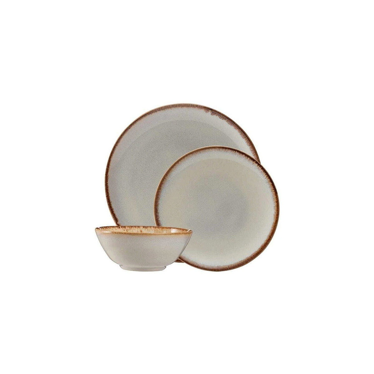 Mason Cash Reactive Dinnerware dinnerware set, cream, 2002.191