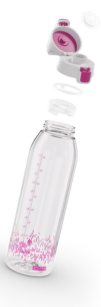 Sigg Total Clear One MyPlanet drinking bottle 1,5 l, berry, 6041.70