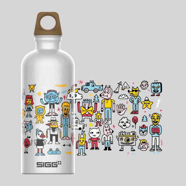 Sigg Traveller MyPlanet baby drinking bottle 600 ml, friends, 6005.30