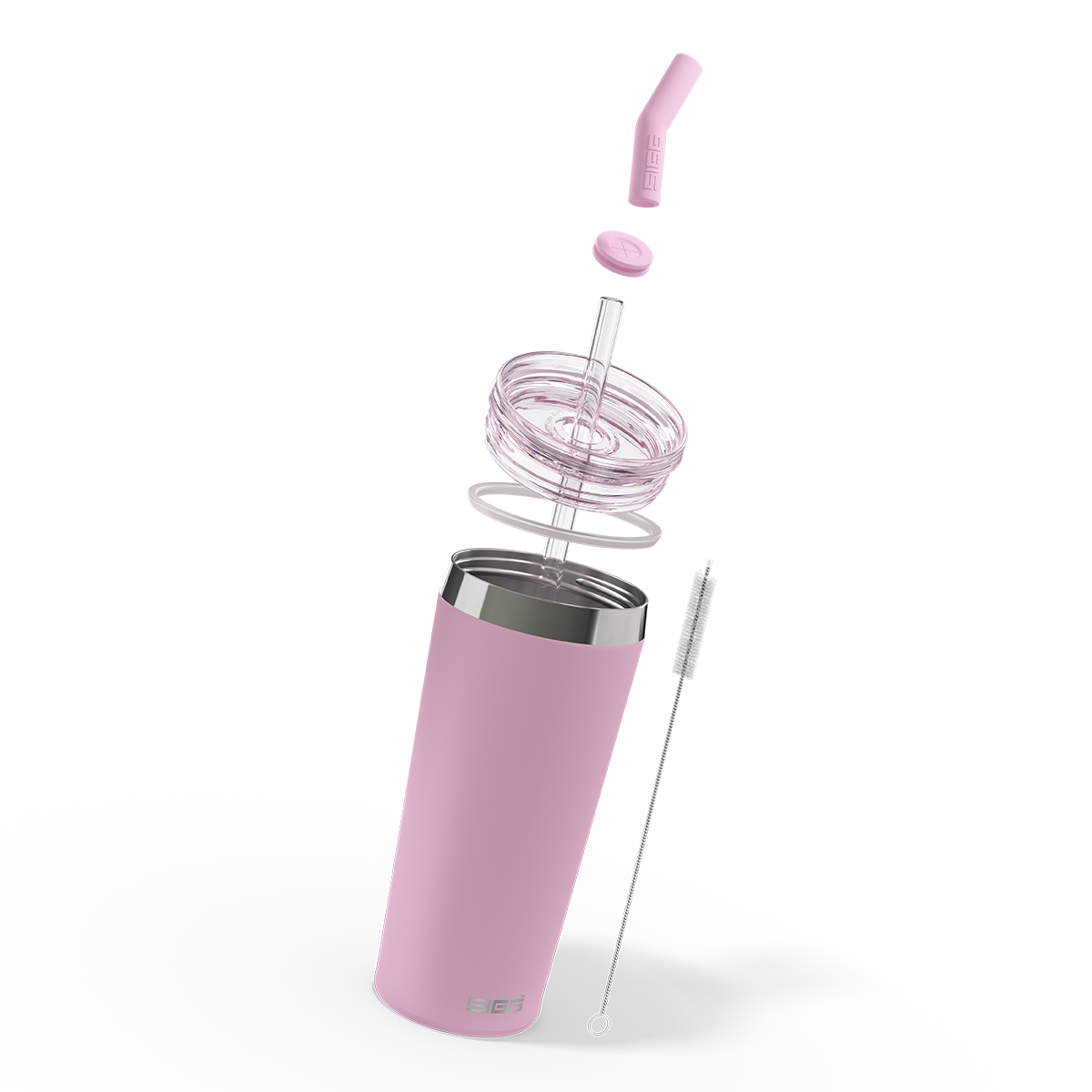 Sigg Helia stainless steel thermo mug 600 ml, lingonberry, 6015.90