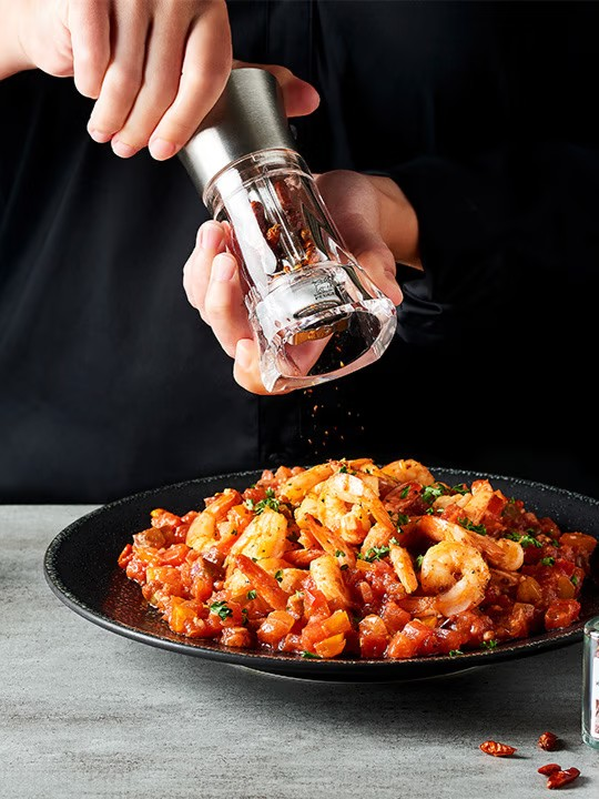 Peugeot Ouessant chili pepper grinder 14 cm, stainless steel, 29050