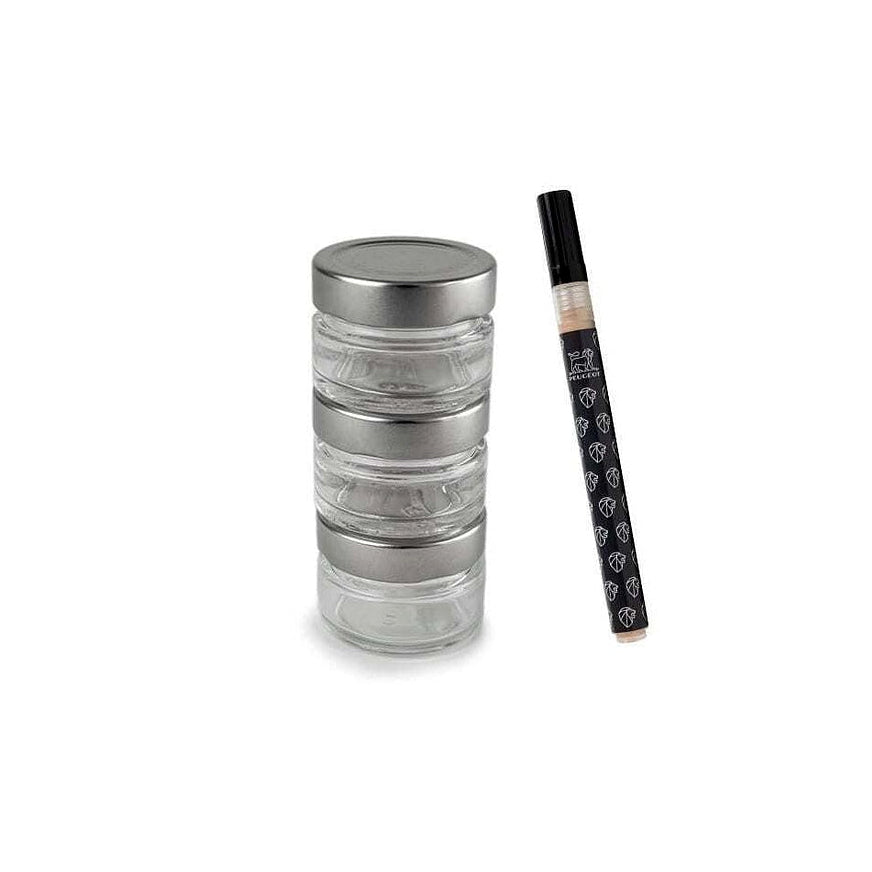 Peugeot Maestro sada 3 zásobníků na pepř s popisovačem, 41755